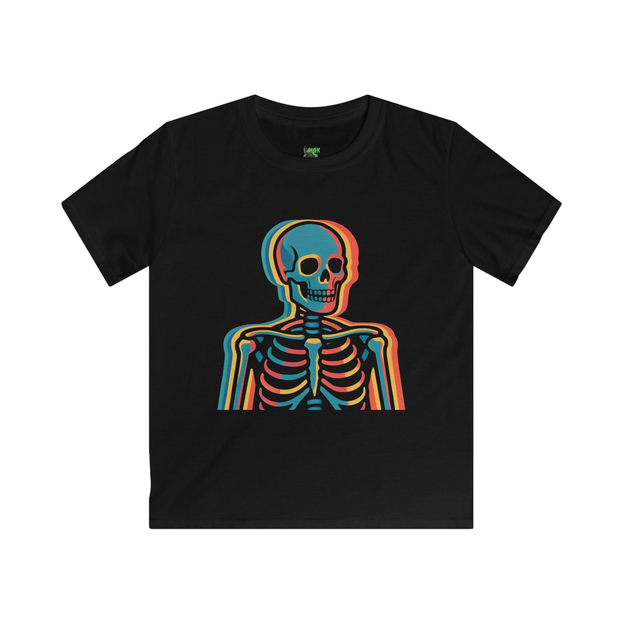 Kids Color Skeleton T-Shirt