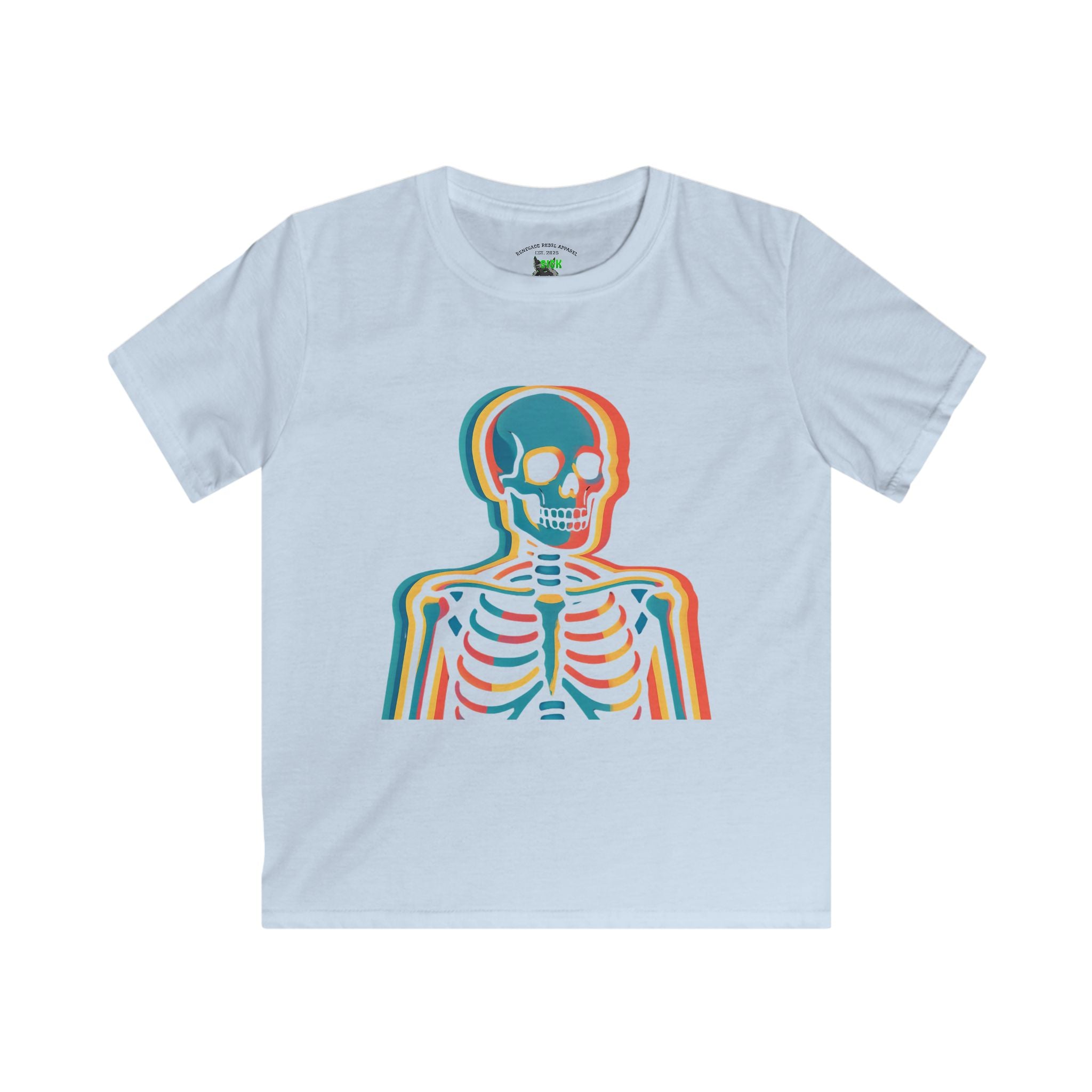 Kids Color Skeleton T-Shirt