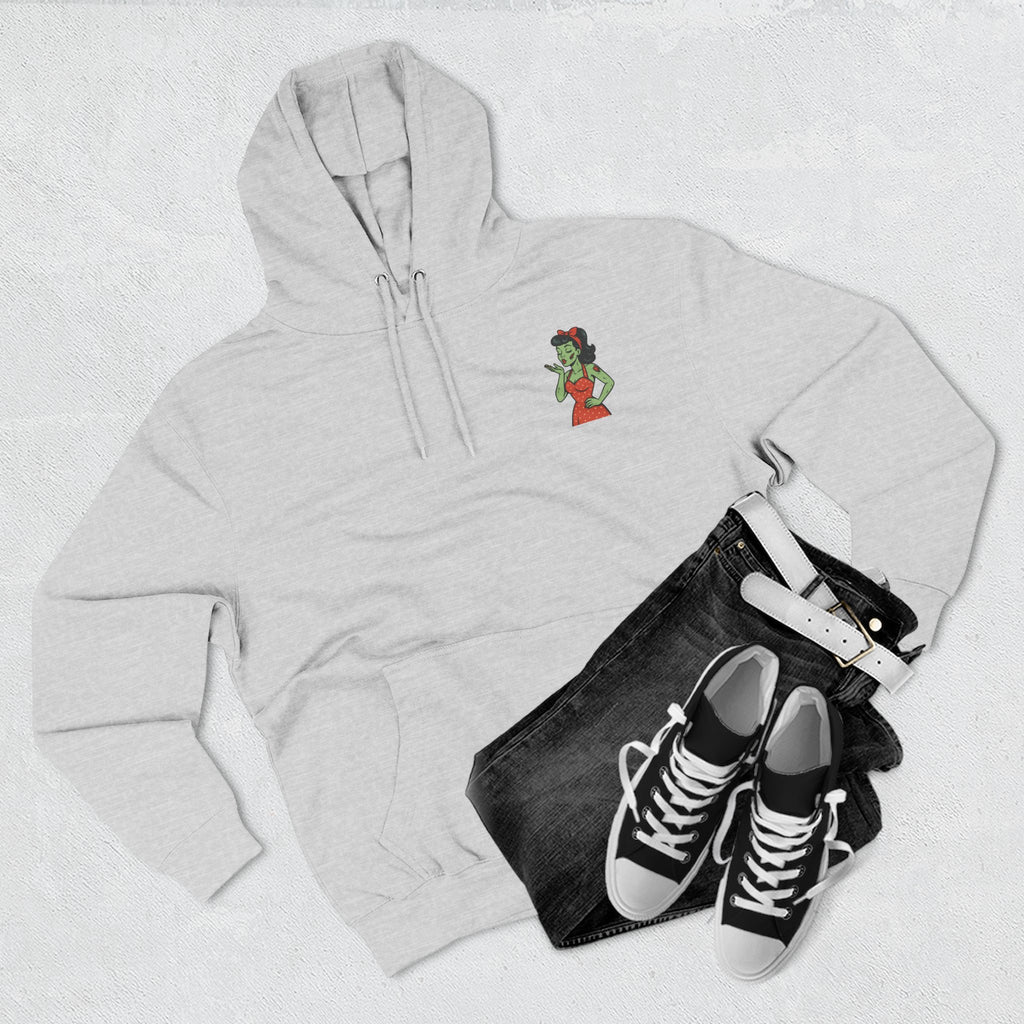 Zombie Pin-Up Girl Hoodie