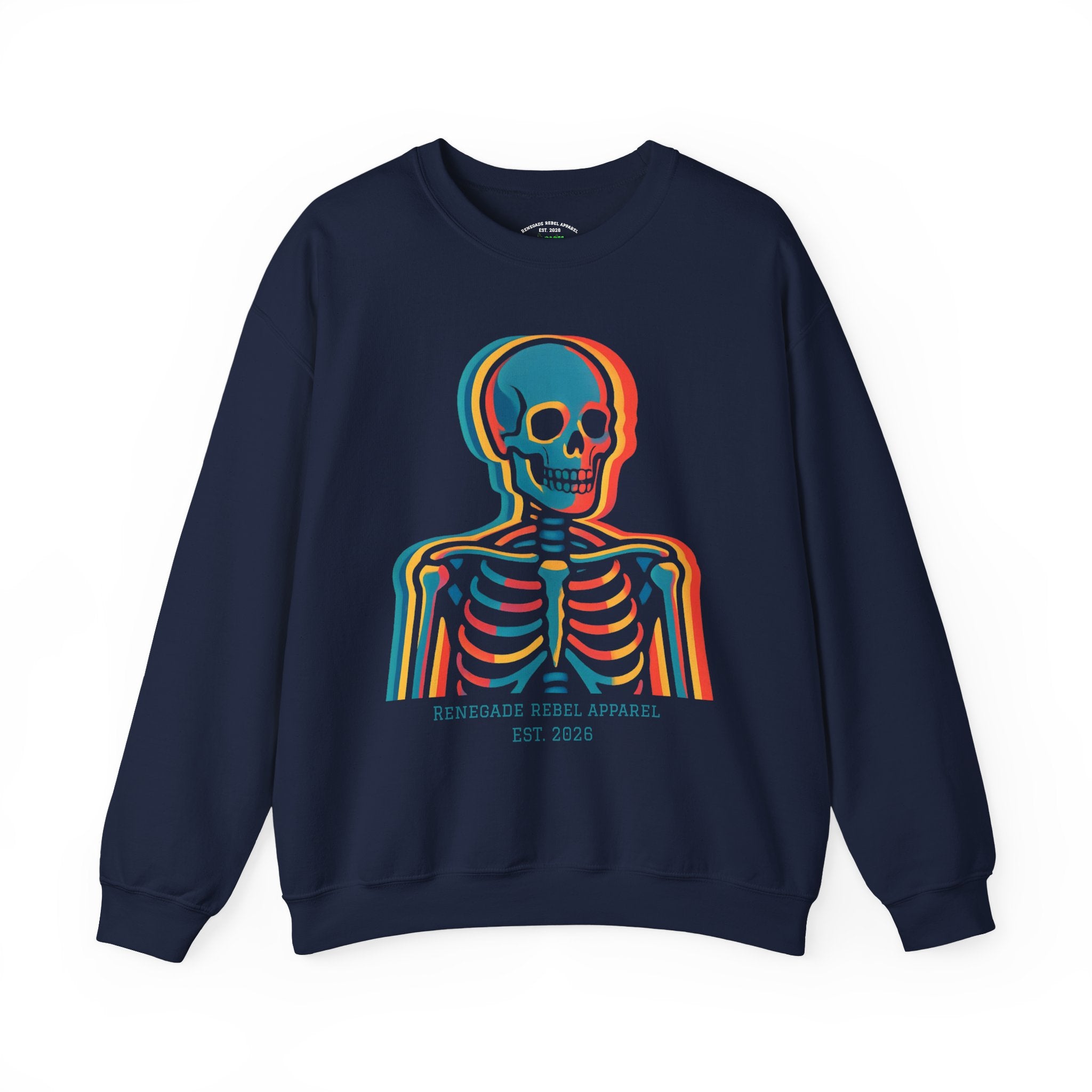 Color Skeleton Crewneck