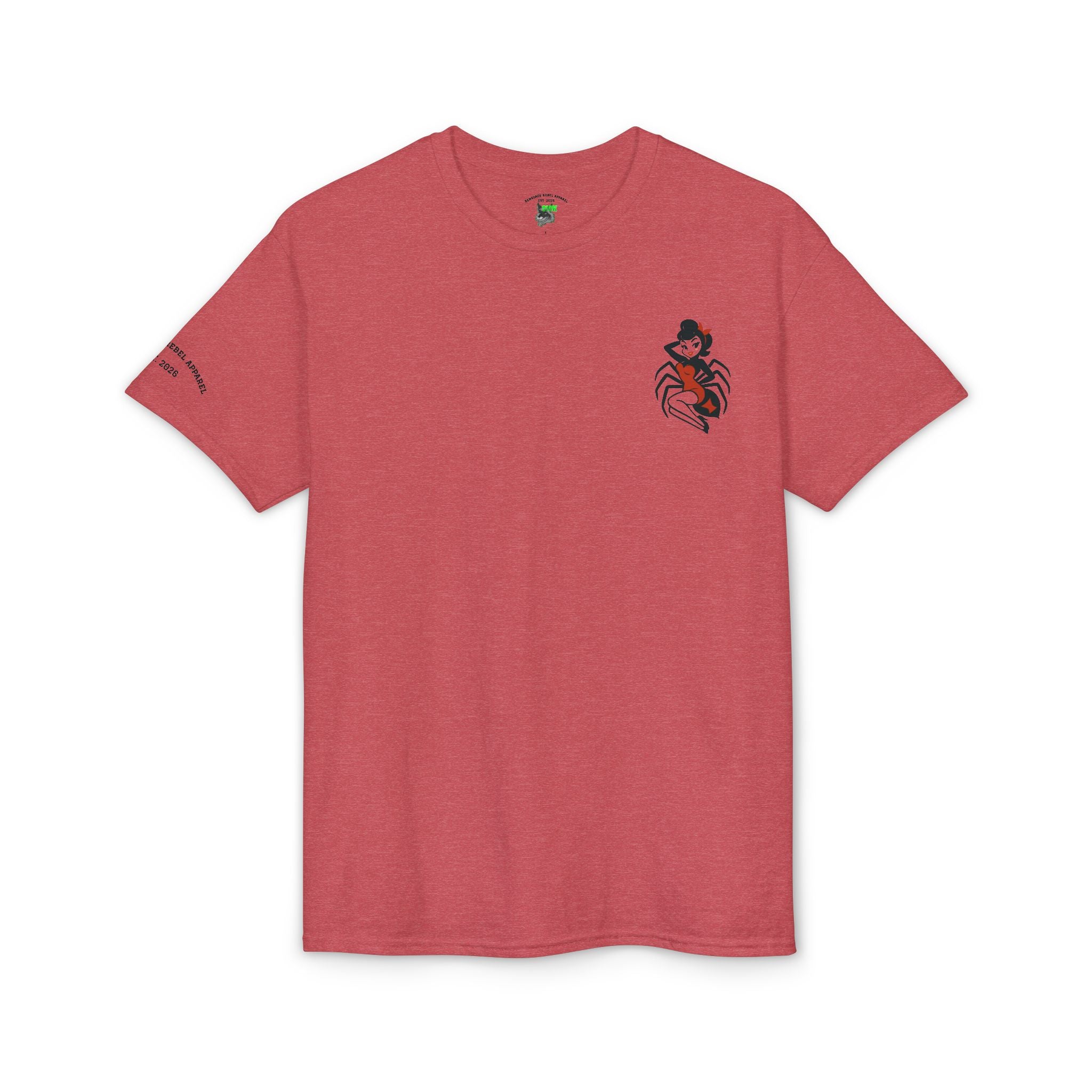Pin Up Spider Girl Graphic Tee