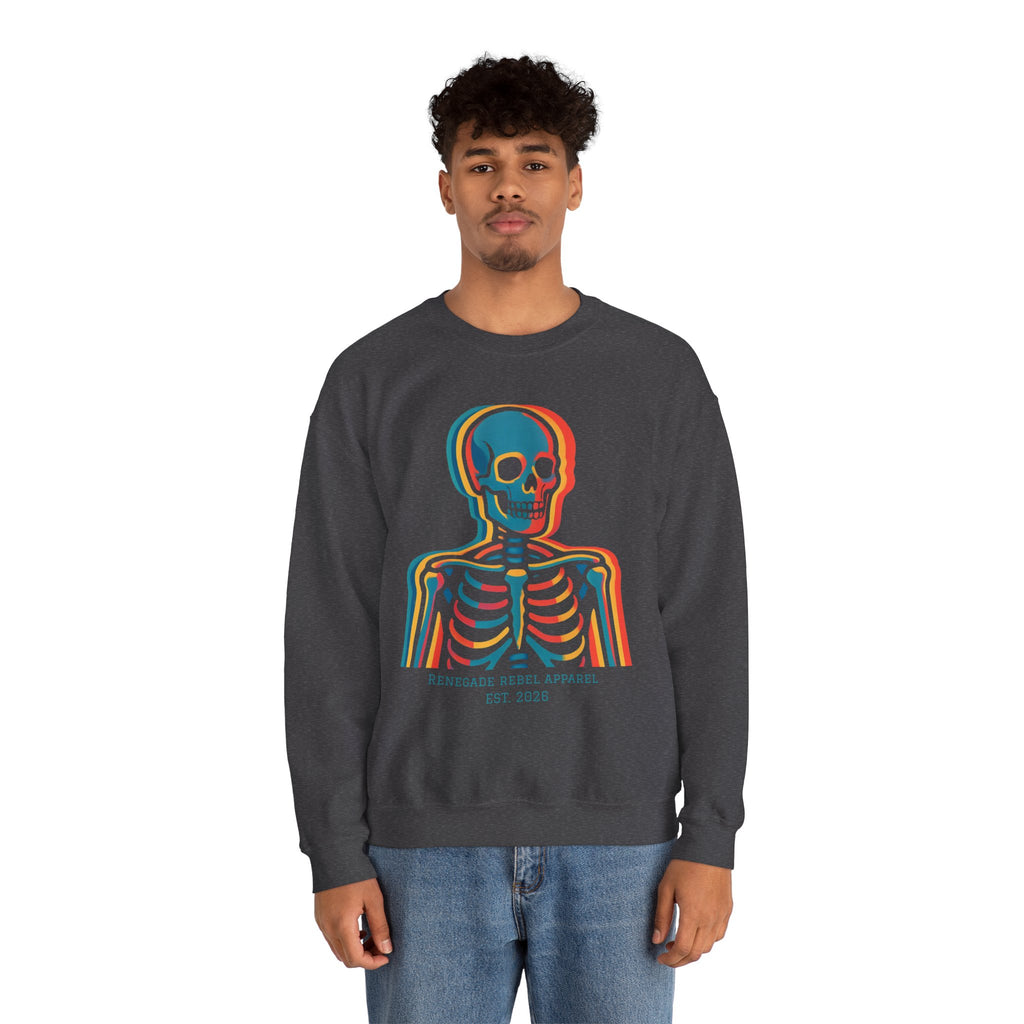 Color Skeleton Crewneck