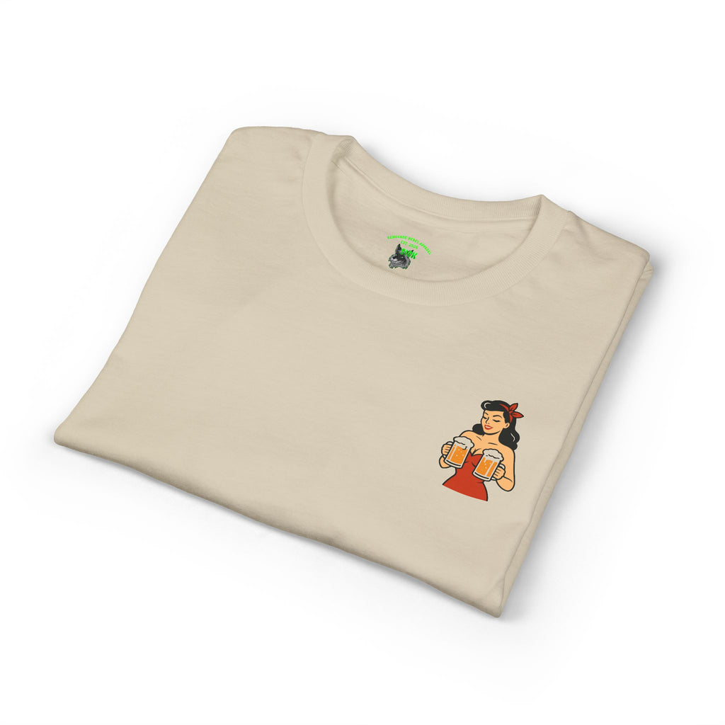 Pin-Up Girl Illustration T-Shirt