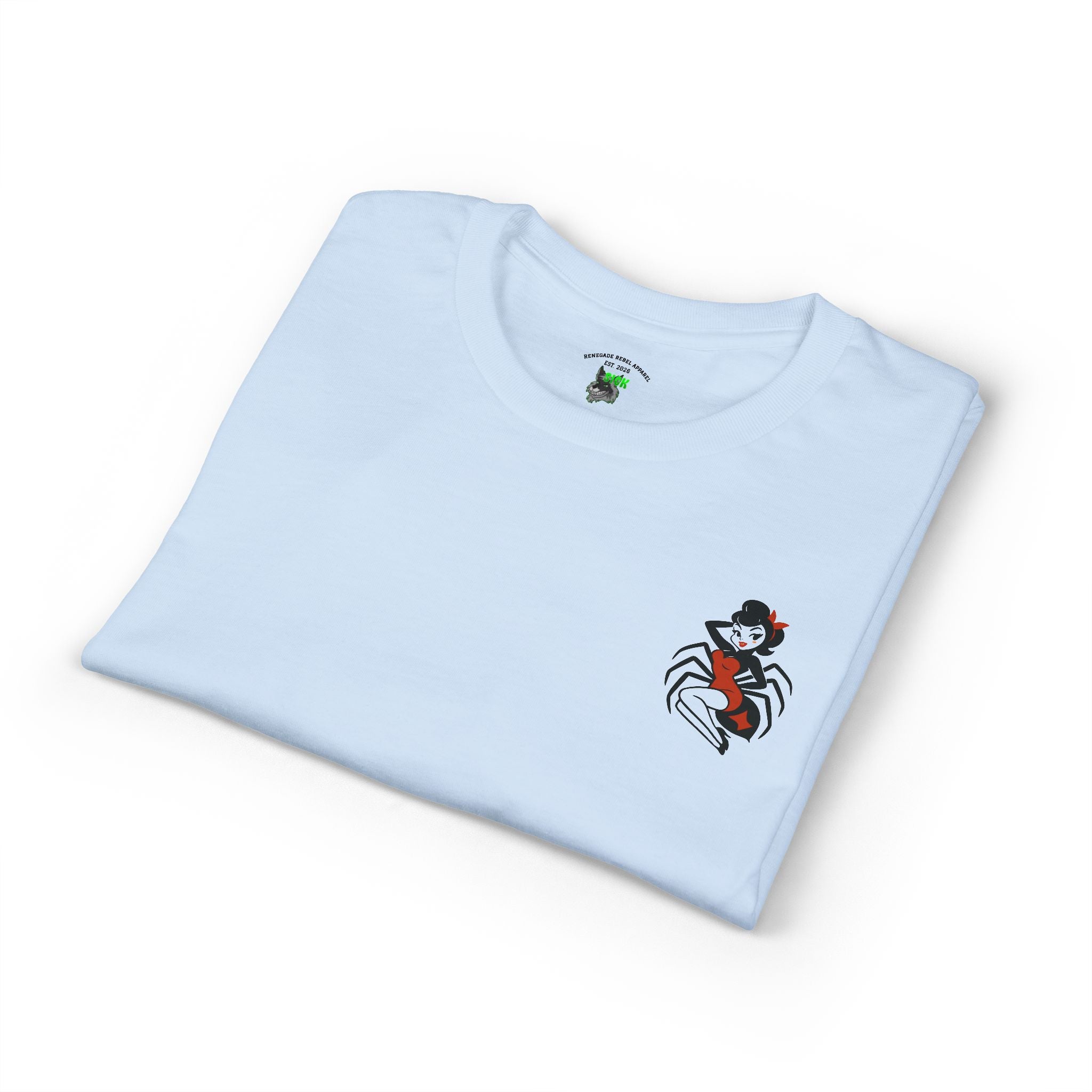 Pin Up Spider Girl Graphic Tee