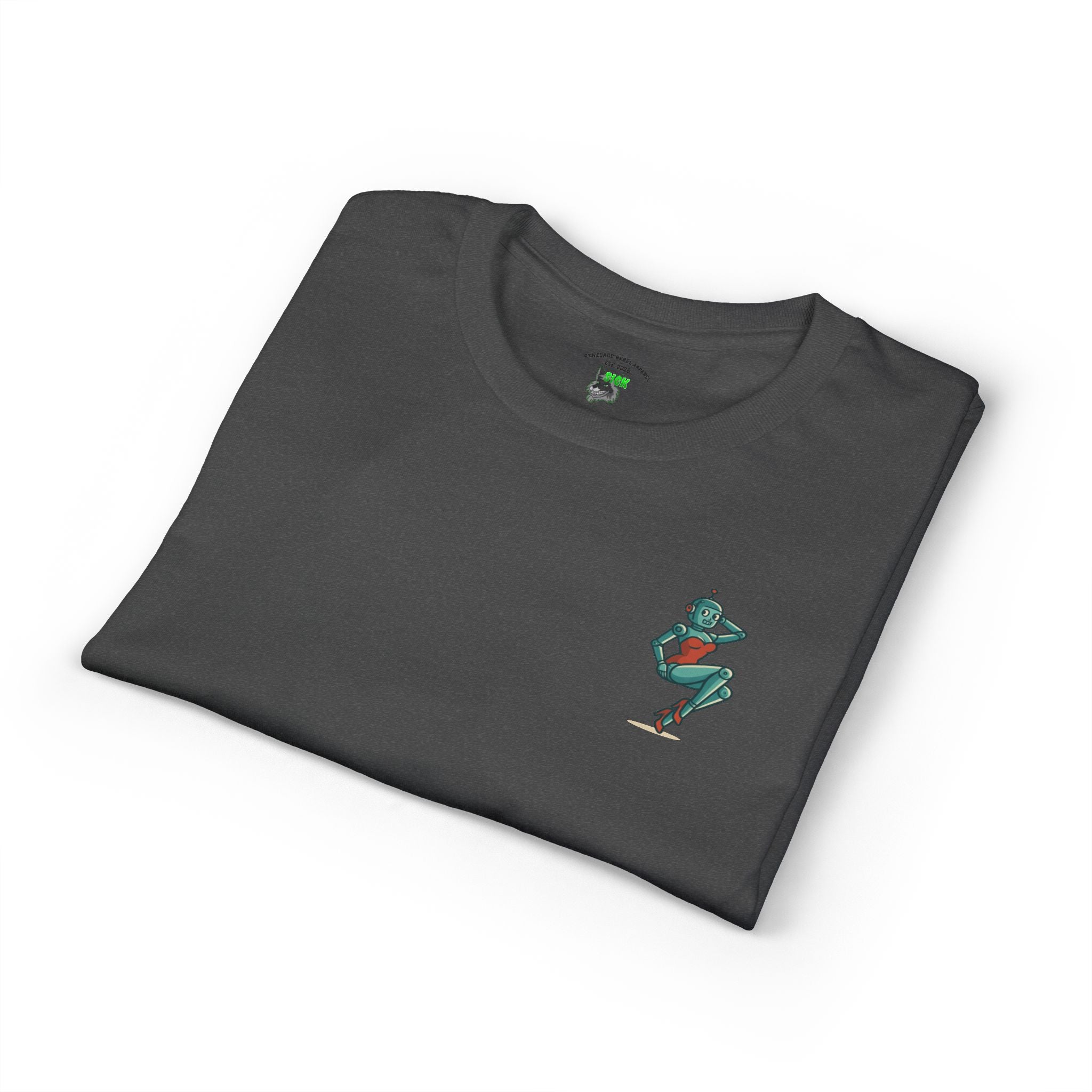 Pin up Robot Graphic Tee