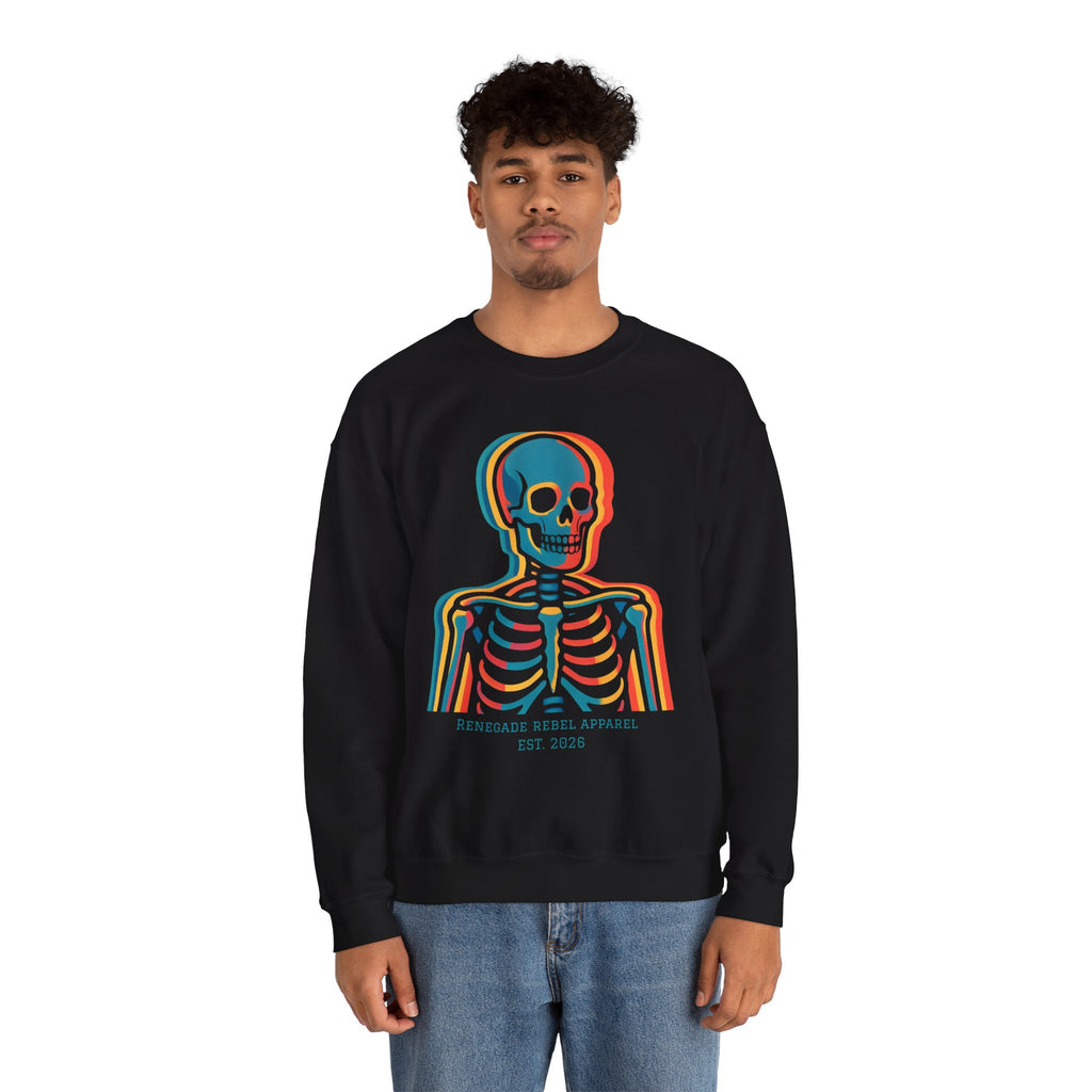 Color Skeleton Crewneck