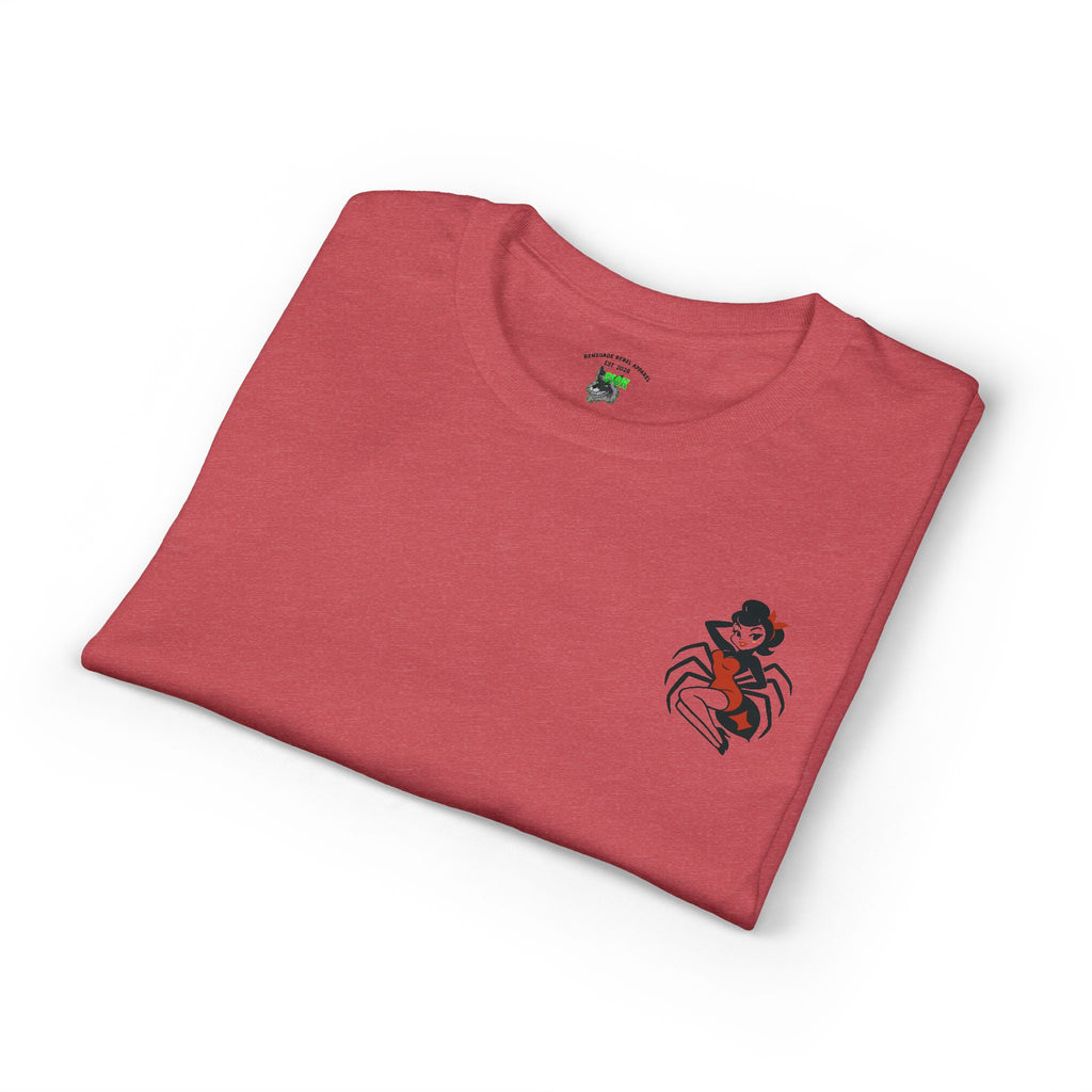 Pin Up Spider Girl Graphic Tee