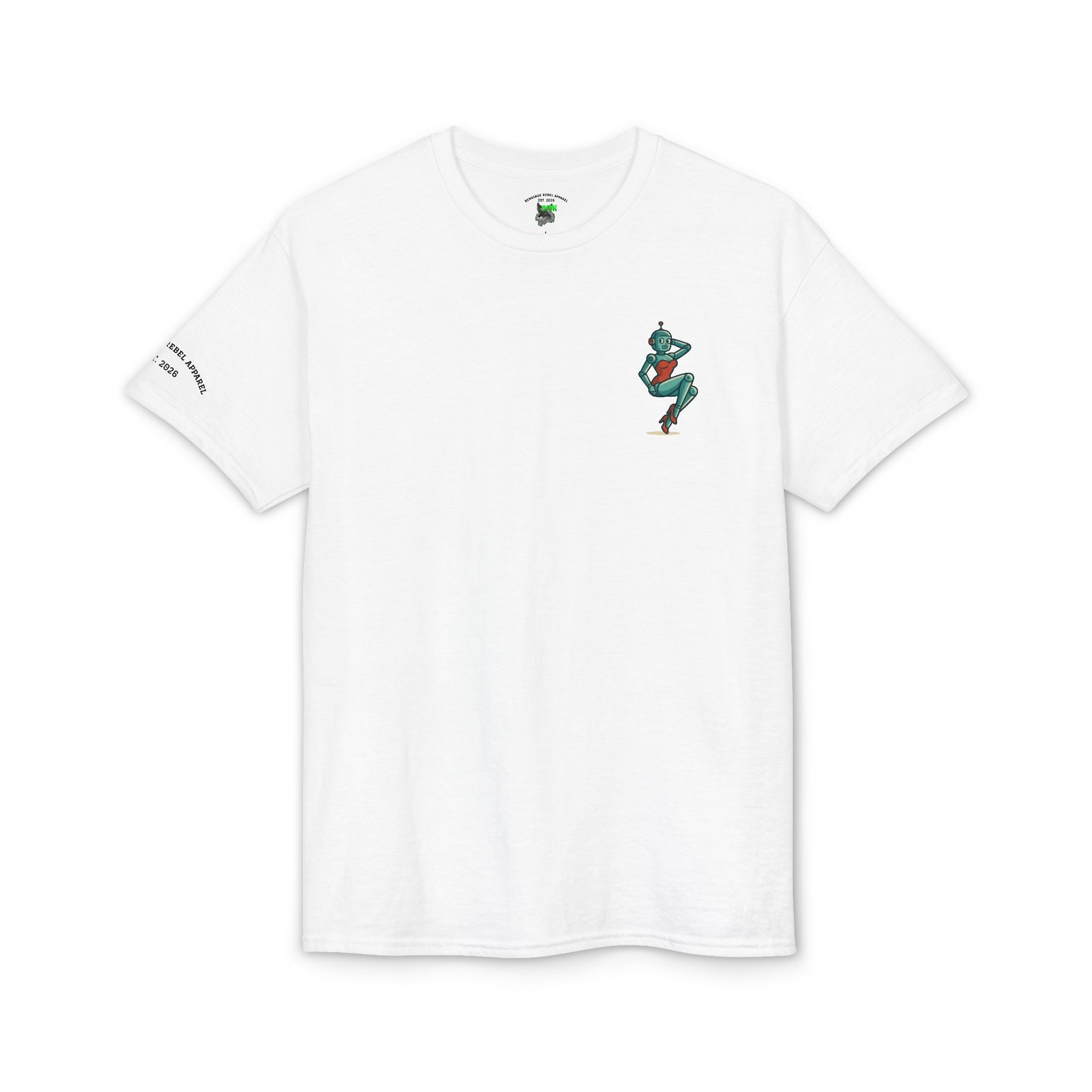 Pin up Robot Graphic Tee