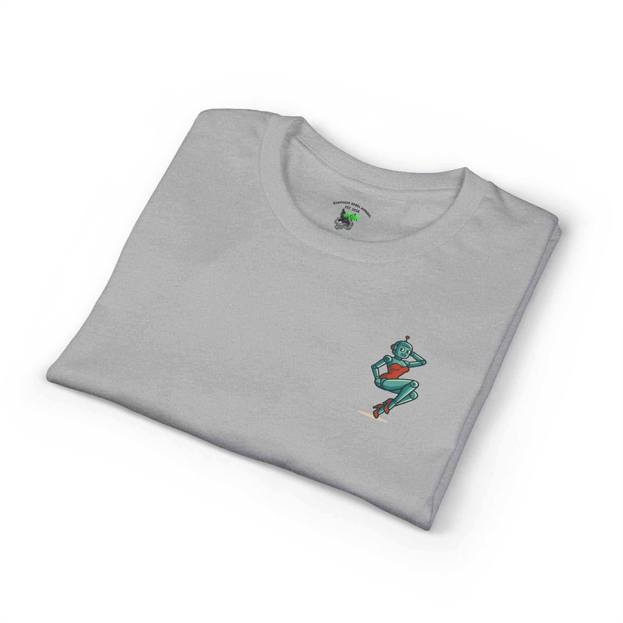 Pin up Robot Graphic Tee