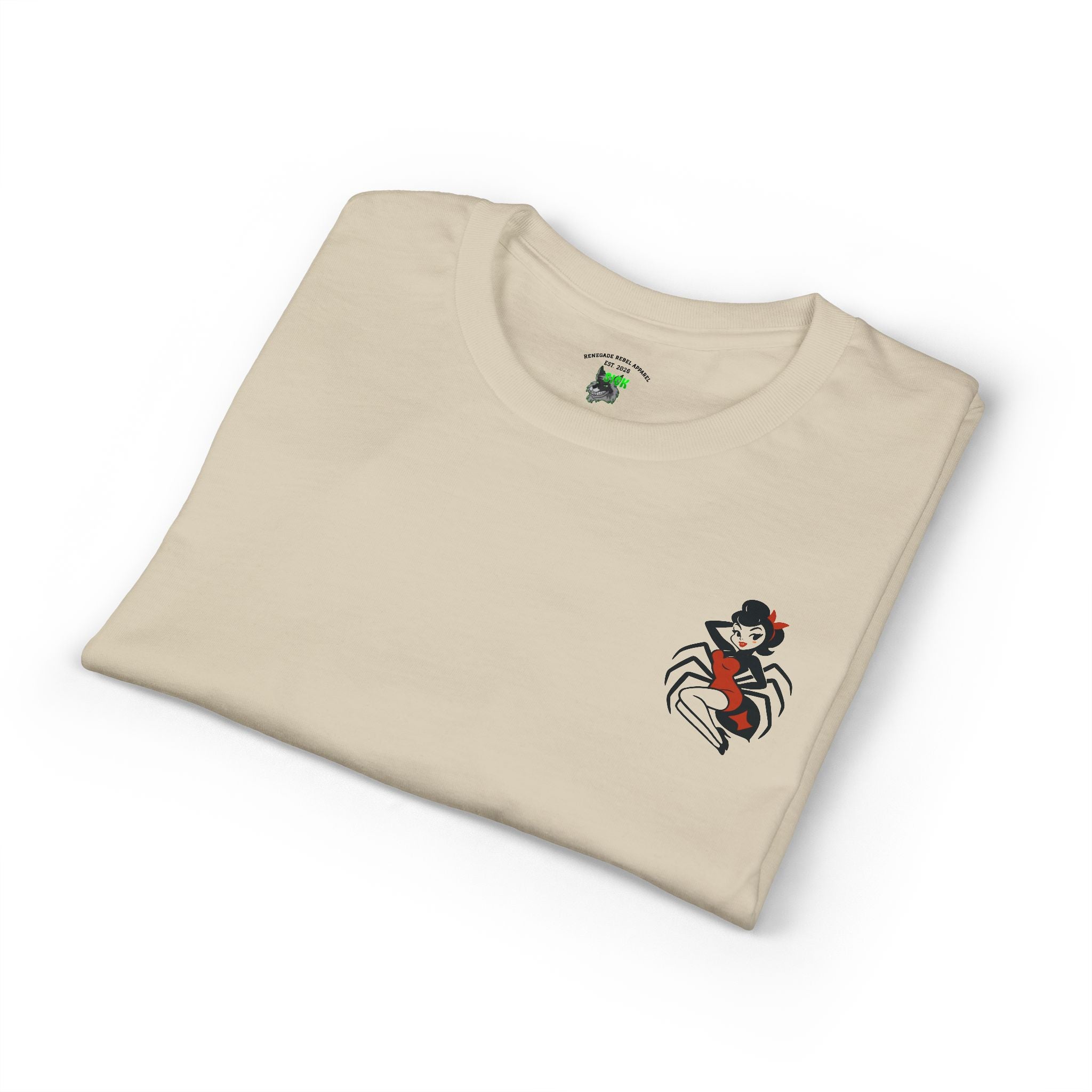 Pin Up Spider Girl Graphic Tee